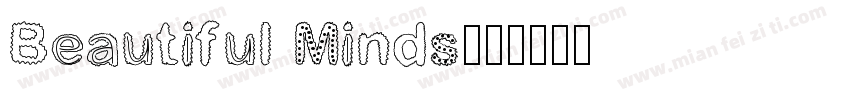 Beautiful Minds字体转换